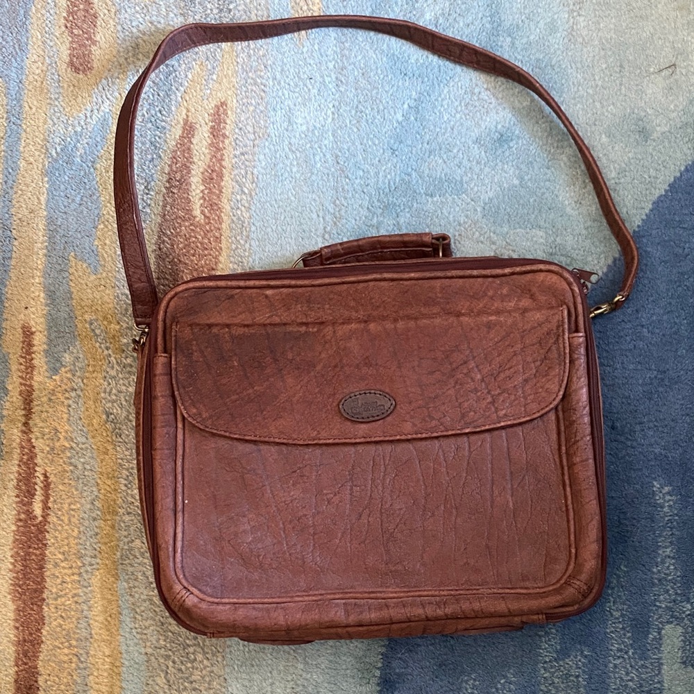 Brown Leather Computer Bag